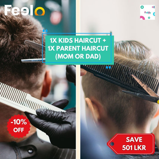 1x Stylish Kids Haircut + 1x Stylish Parent Haircut in a Children-friendly Surrounding - Poddo Hair Studio, Sri Jayawardenepura Kotte | Feelo