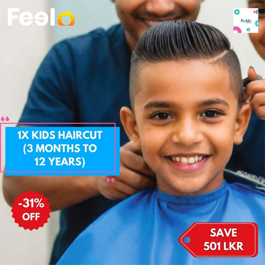 1x Stylish Kids Haircut in a Children-friendly Surrounding - Poddo Hair Studio, Sri Jayawardenepura Kotte | Feelo