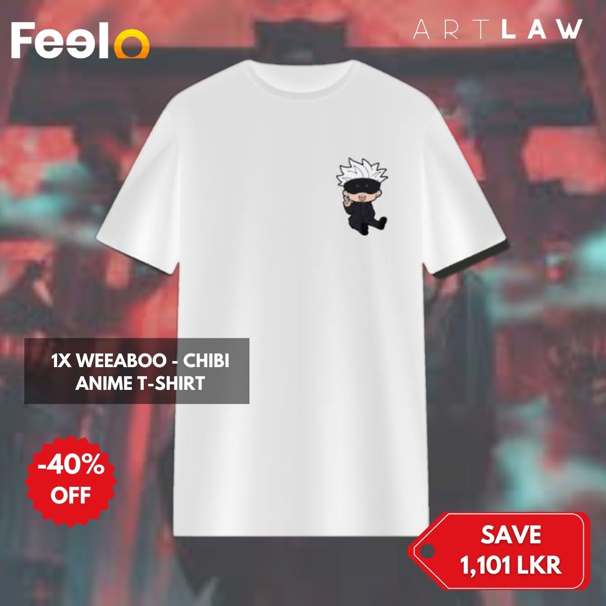 1x WEEABOO - Chibi Anime T-Shirt of choice from ArtLaw - ARTLAW | Feelo