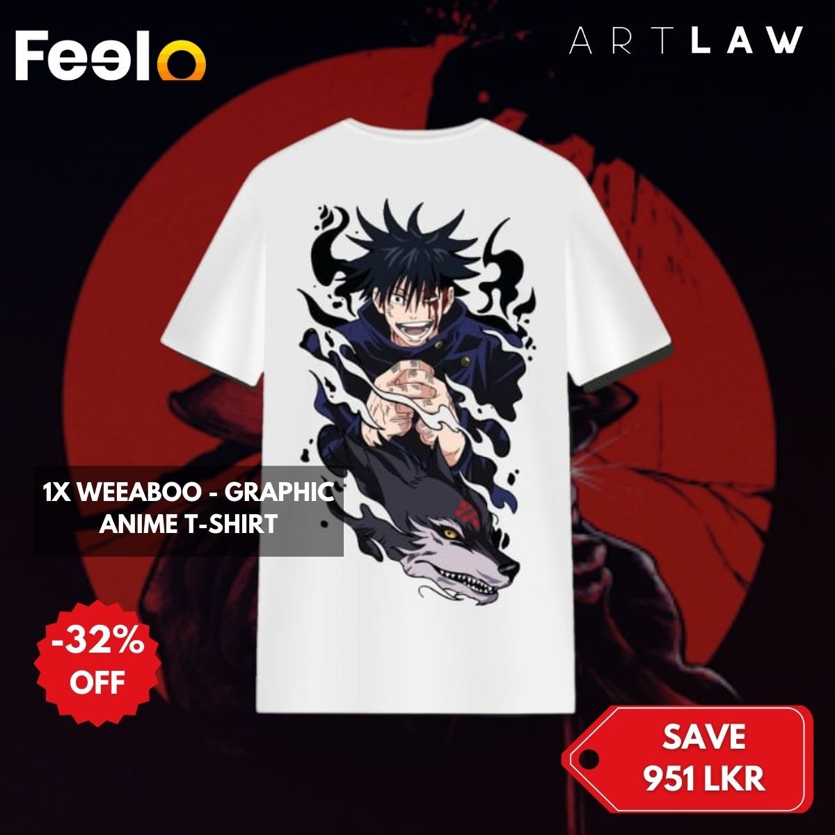 1x WEEABOO - Graphic Anime T-Shirt of choice from ArtLaw - ARTLAW | Feelo