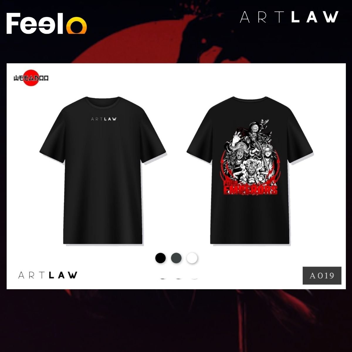 1x WEEABOO - Graphic Anime T-Shirt of choice from ArtLaw - ARTLAW | Feelo