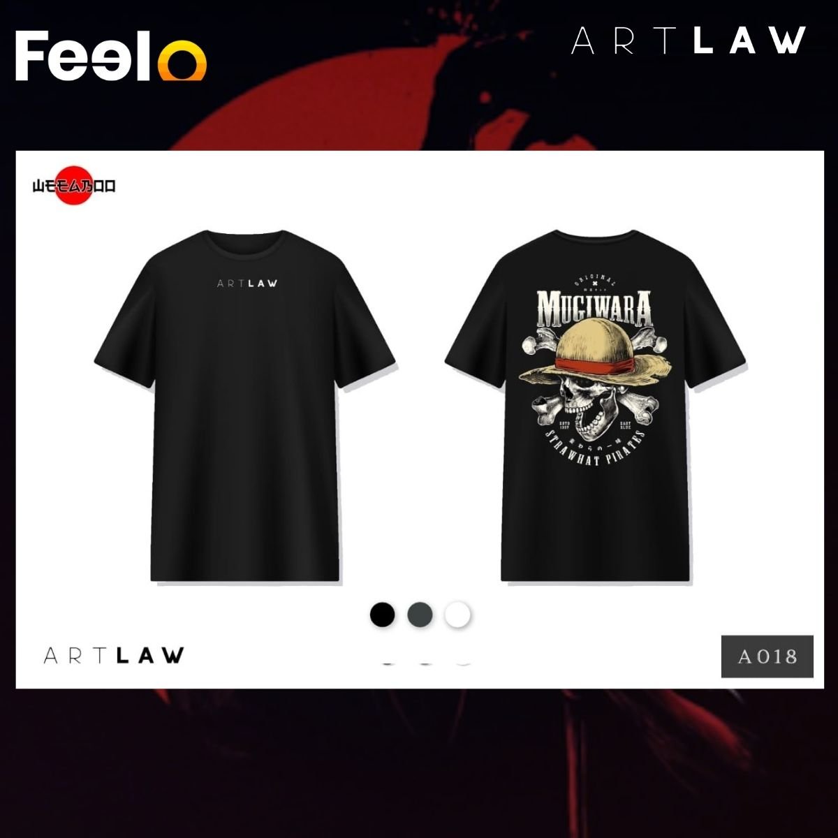 1x WEEABOO - Graphic Anime T-Shirt of choice from ArtLaw - ARTLAW | Feelo