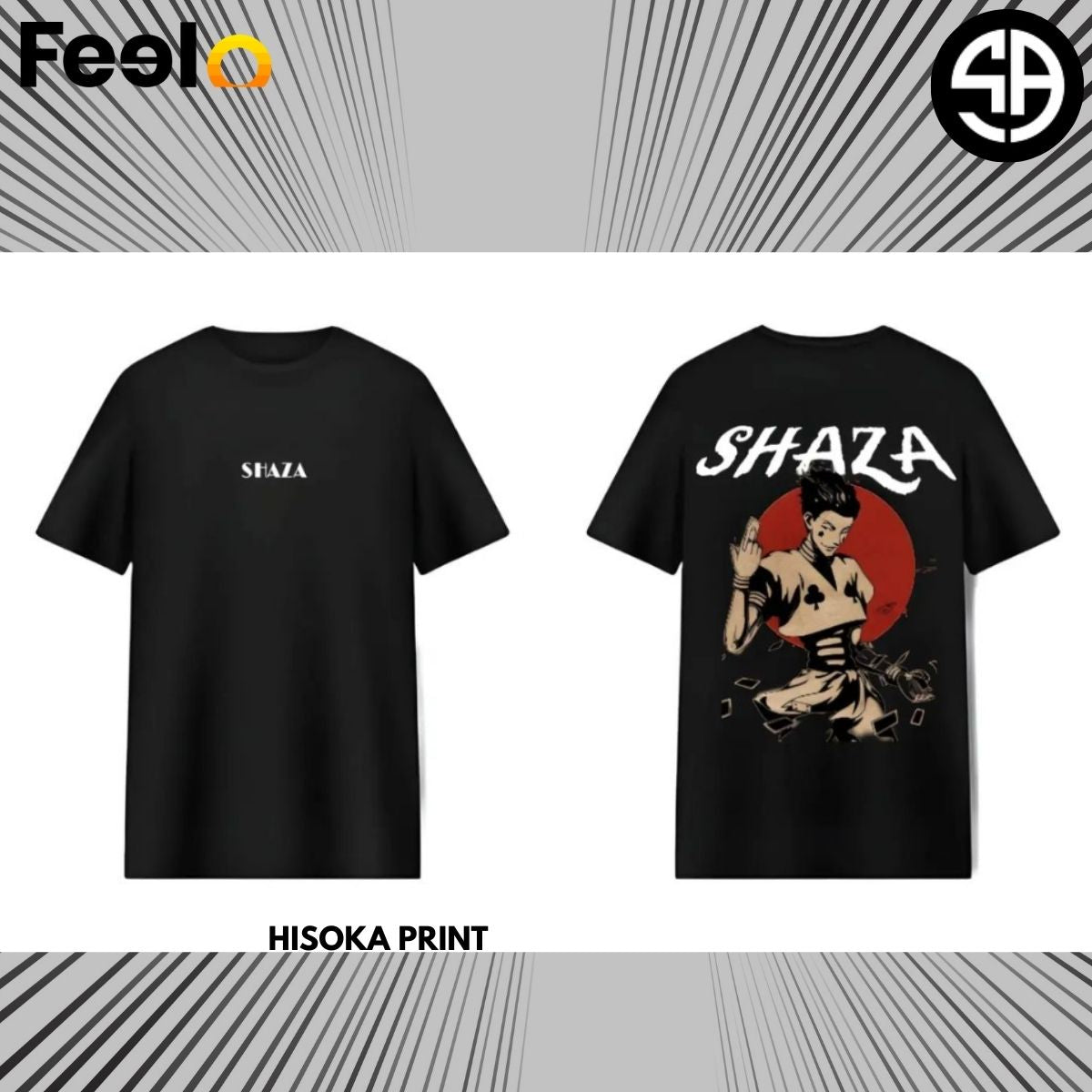 1x Zenitsu & Hisoka Oversized T-Shirts from Shaza Apparels - Shaza Apparels | Feelo