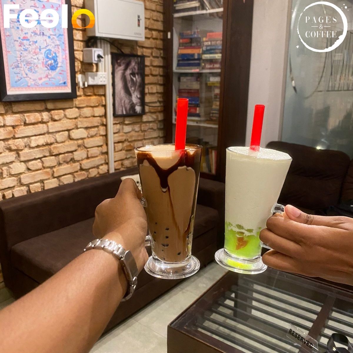 2x Bubble Tea Special - Sip & Read at Pages & Coffee - Pages & Coffee, Colombo - 06 | Feelo