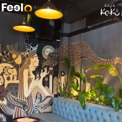 2x Burgers & 2x Virgin Mojitos with 1x French Fries - Medium Portion to an Artistic Relaxation - Cafe Keku, Nugegoda, Sri Lanka | Feelo