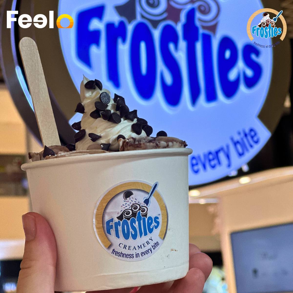 2x Choc Luv or Milo Tella Rolled Ice Cream from Frosties - Havelock City - Frosties Creamery, LG K22, Havelock City, Havelock Road, Colombo 05 | Feelo