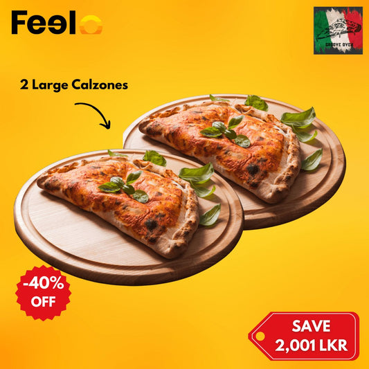 2x Large Calzone with Choices - Lemon Multi-Cuisine Restaurant (Groove Oven), Colombo 02 | Feelo