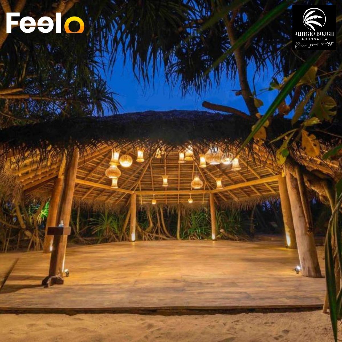 3 - Day, 2 - Night Stay for Two with River Safari & Beach Dinner at Jungle Beach, Ahungalla - Jungle Beach Camp, Ahungalla | Feelo