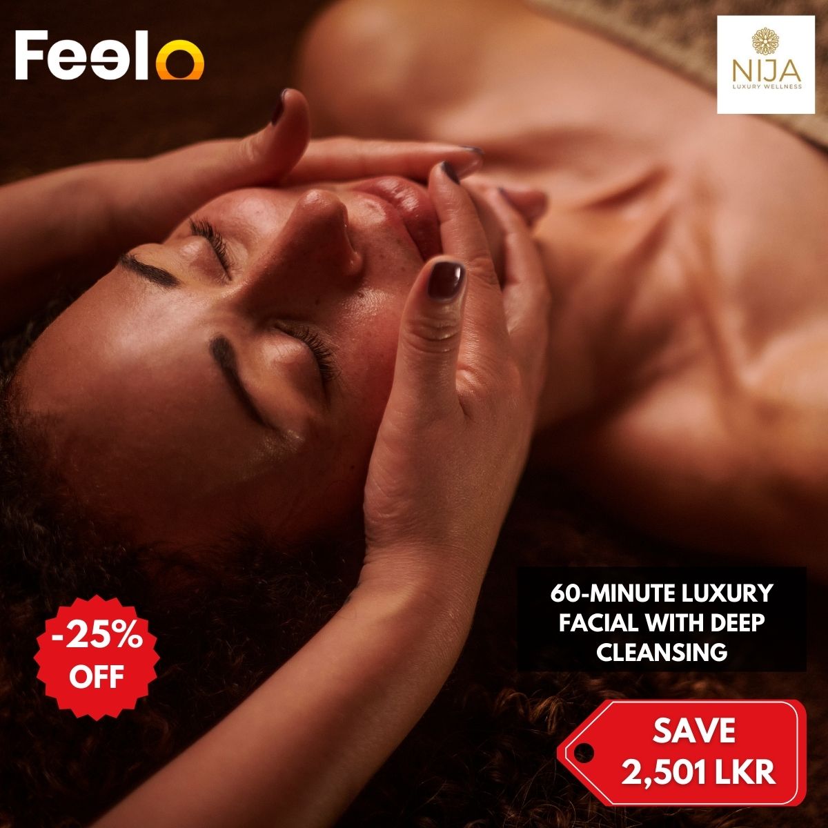 60 - Minute Luxury Facial with Deep Cleansing at NIJA LUXURY WELLNESS - NIJA LUXURY WELLNESS | Feelo