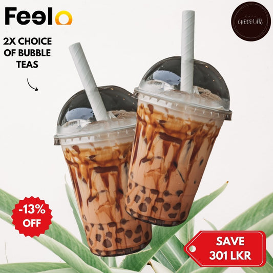 Cafe Chocolate's 2x Charming Bubble Tea - Café Chocolate, 8 Stratford Ave, Colombo 05 | Feelo