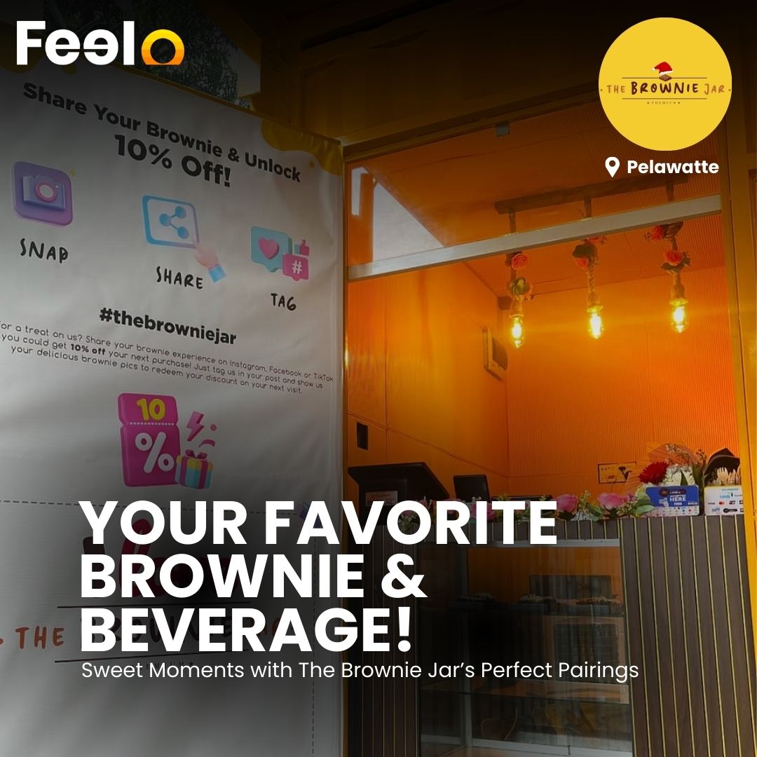 Choice of Brownie Tubs with a Choice of Beverage from The Brownie Jar - The Brownie Jar, Pelawatte | Feelo