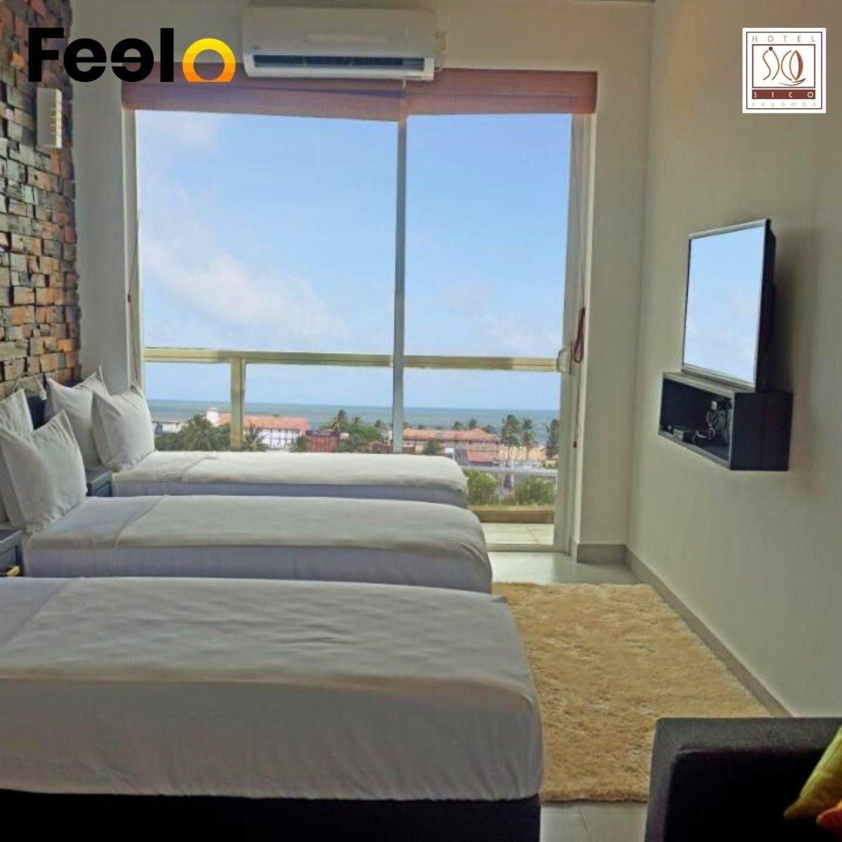 Day-stay, 1x Night stay, or 2x Night stay at Hotel Sico in Negombo for 2 people - Hotel Sico, Negombo | Feelo