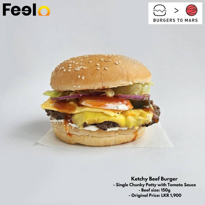 Enjoy Rs. 4,000 in burgers for only Rs. 2,999 with our amazing voucher at Burgers to Mars - Burgers to Mars, Kalubowila | Feelo