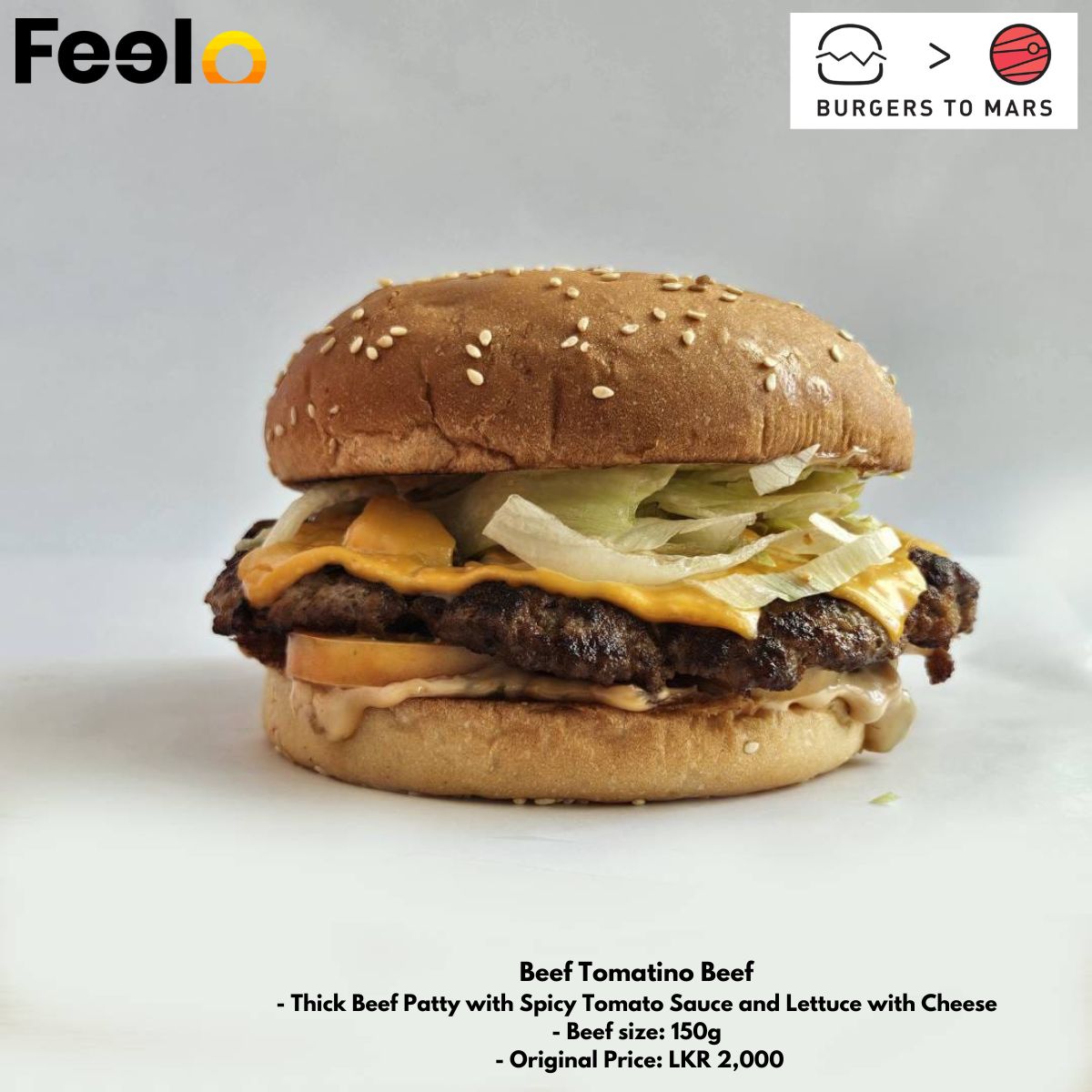 Enjoy Rs. 4,000 in burgers for only Rs. 2,999 with our amazing voucher at Burgers to Mars - Burgers to Mars, Kalubowila | Feelo