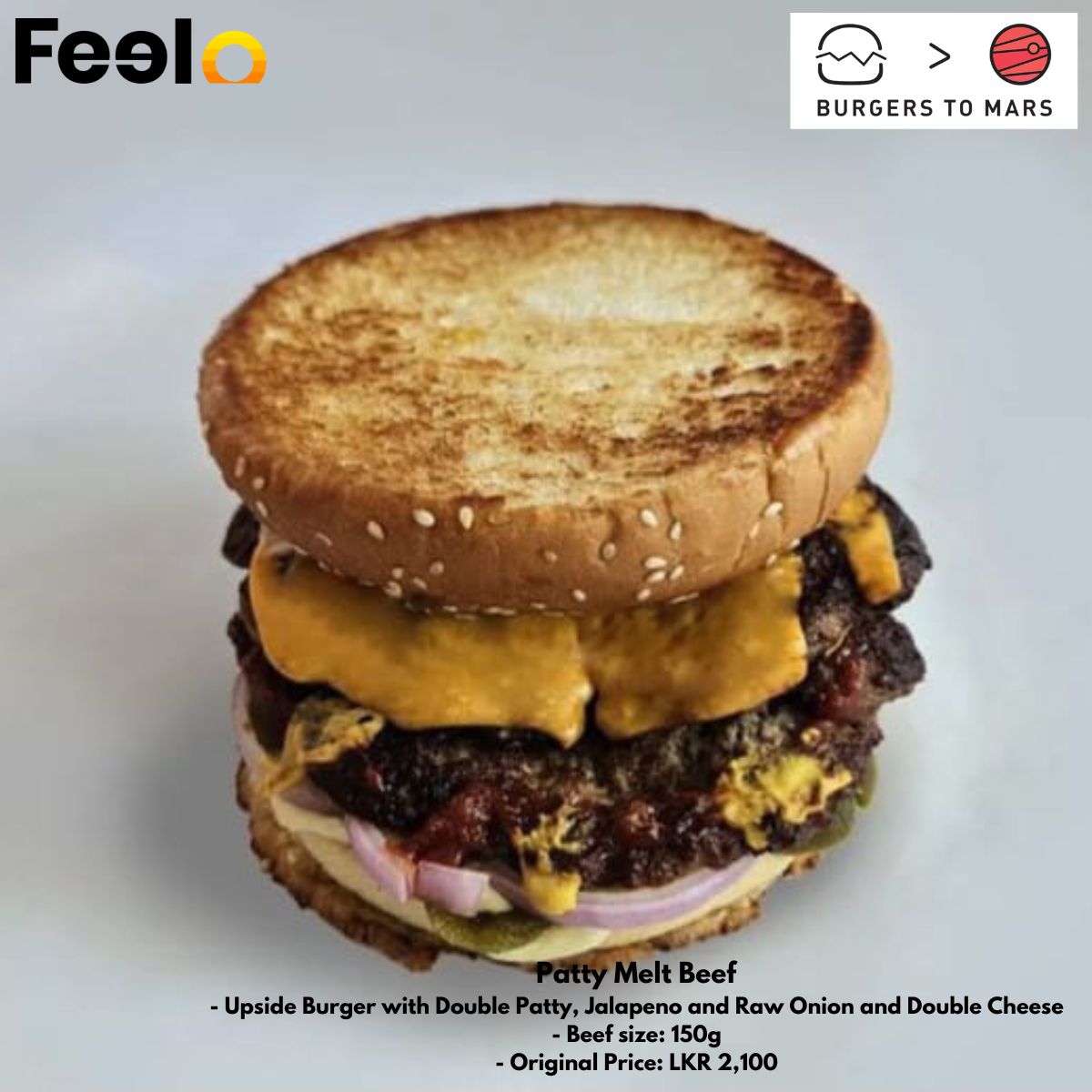 Enjoy Rs. 4,000 in burgers for only Rs. 2,999 with our amazing voucher at Burgers to Mars - Burgers to Mars, Kalubowila | Feelo