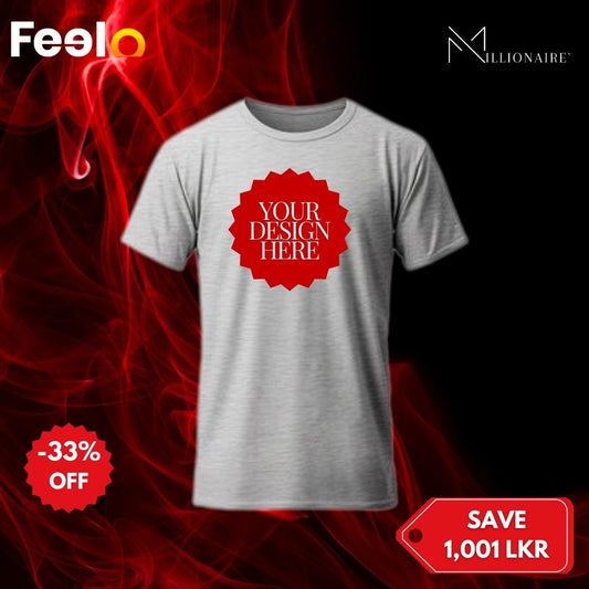 MILLIONAIRE CLOTHING Customizable T-Shirt for Men & Women - MILLIONAIRE CLOTHING | Feelo