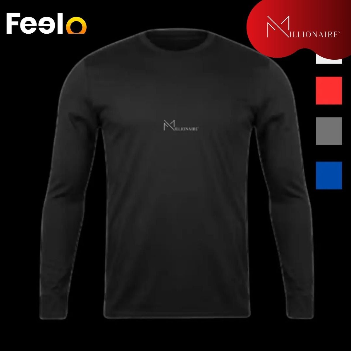 ‘Millionaire’ Cotton T-Shirt from MILLIONAIRE CLOTHING - MILLIONAIRE CLOTHING | Feelo