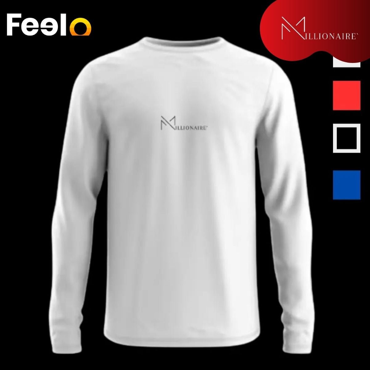 ‘Millionaire’ Cotton T-Shirt from MILLIONAIRE CLOTHING - MILLIONAIRE CLOTHING | Feelo