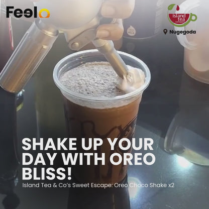 2x Oreo Choco Shakes from Island Tea Co. & Ceylon Coffee Club - Nugegoda Branch