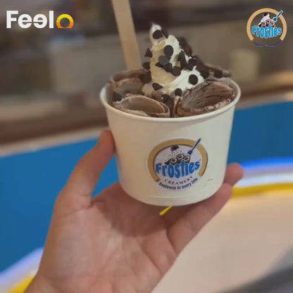 2x Choc Luv or Milo Tella Rolled Ice Cream from Frosties