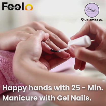 65 Min Manicure, Pedicure & Gel Colour for 1 Person at Studio Shay | Colombo 06