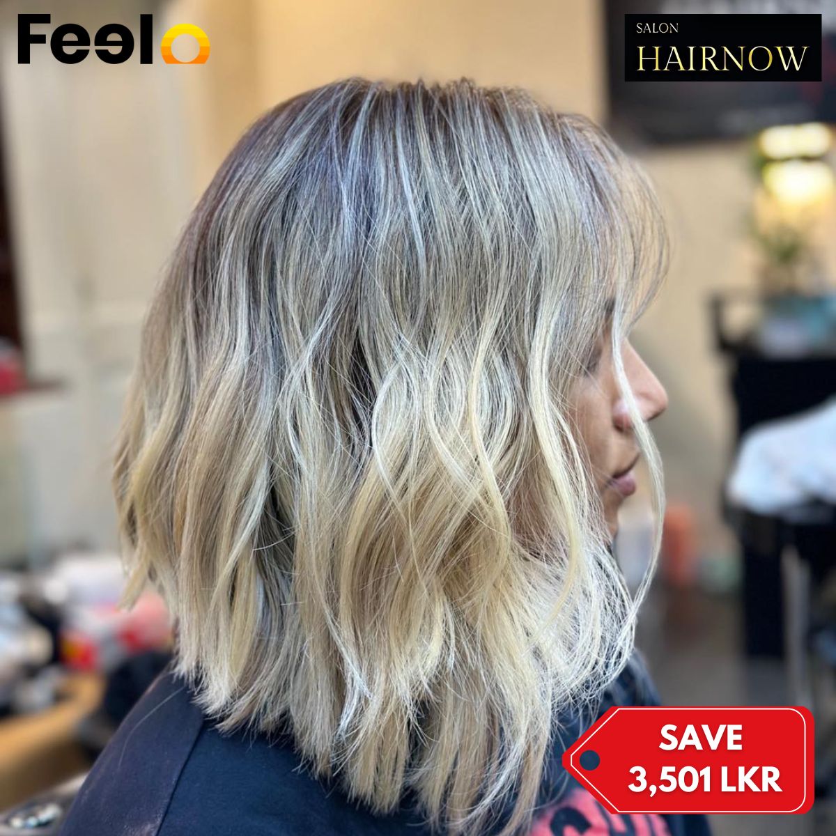 Radiant Hair Colours with Bleaching at Salon HAIRNOW - Salon HAIRNOW, Maharagama | Feelo