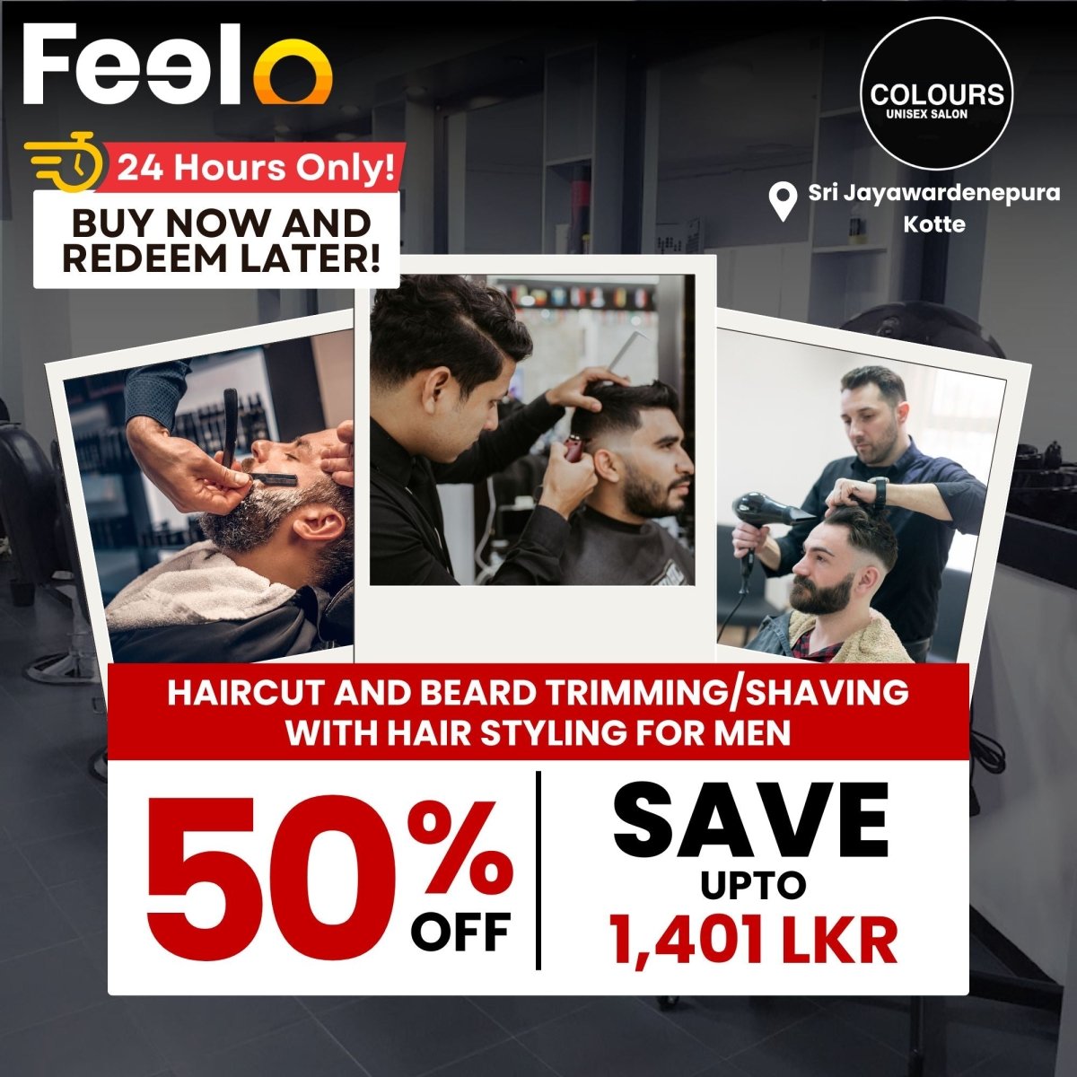 Stylish Haircuts, Beard Grooming, and Hair Styling for Men at Colours Salon - Colours Salon, Sri Jayawardenepura Kotte | Feelo