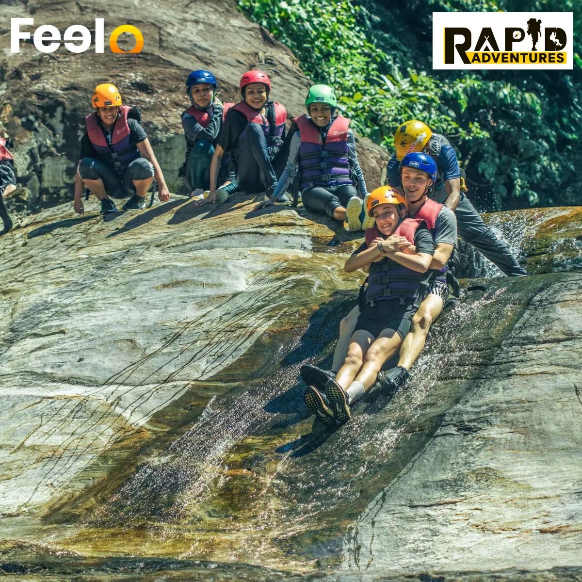 Water Sliding, Waterfall Abseiling, Confidence Jumps, and Hiking for 2 at Kitulgala with Rapid Adventures - Rapid Adventures | Feelo